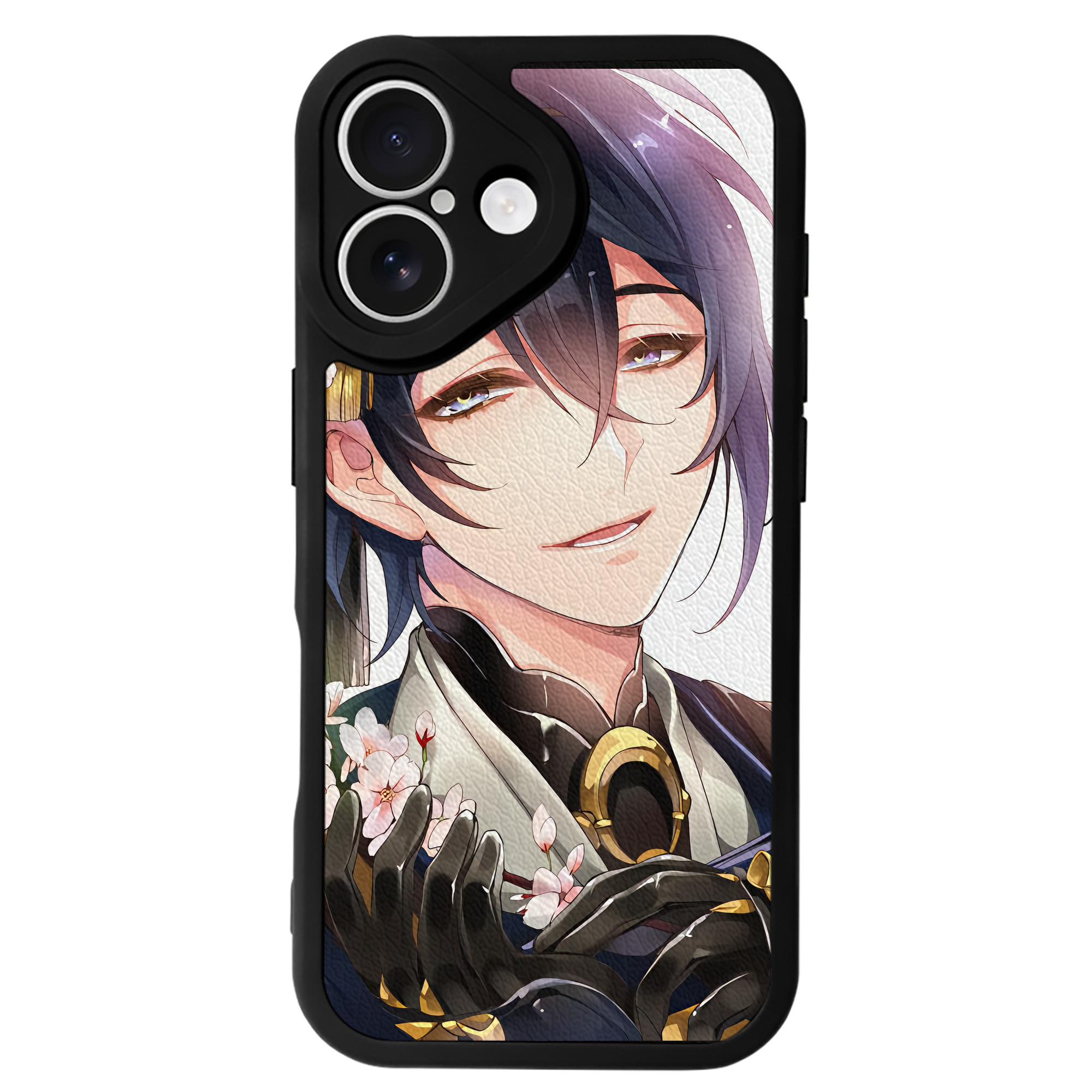 （画像用） 刀剣乱舞 Touken Ranbu 【iPhone 16シリーズ対応】シリコンスマホケース（レザー調） 材質：シリコン